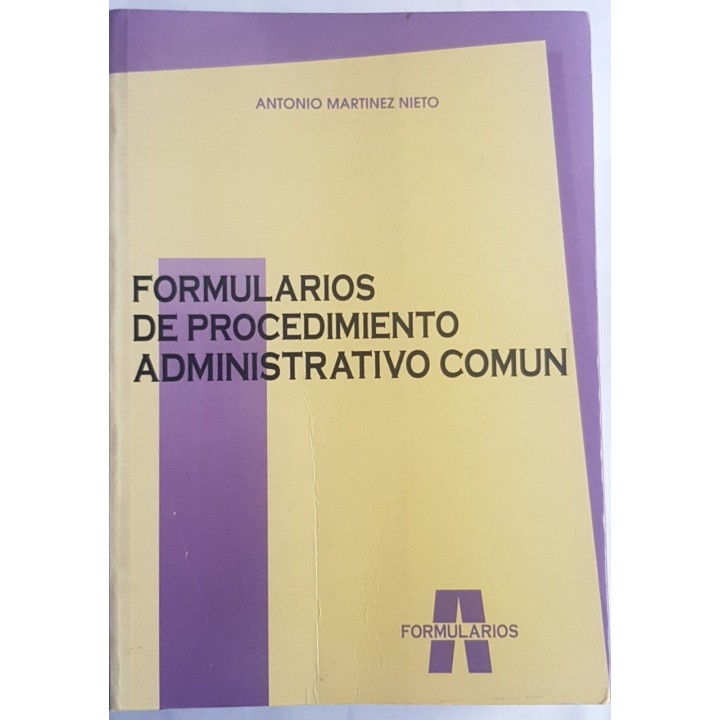 Formularios de procedimiento administrativo común